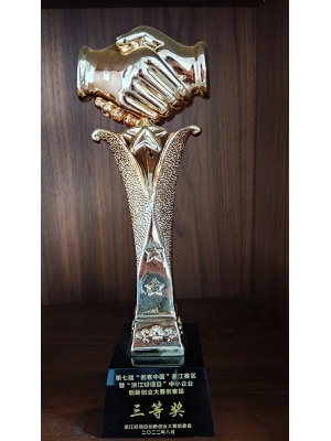 第七屆“創(chuàng)客中國”浙江賽區(qū) “浙江好項(xiàng)目”中小企業(yè) 3 創(chuàng)新創(chuàng)業(yè)大賽創(chuàng)客組 三等獎(jiǎng)